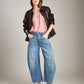MONK & LOU-Rhonda Shell Top-White