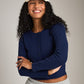 PGD-Ace Crop Button Cardigan-Red Cherry