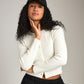 PGD-Ace Crop Button Cardigan-Red Cherry