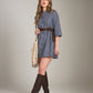 PROPAGANDA-Cosette Shirt Tunic-Sky Blue