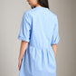 PROPAGANDA-Cosette Shirt Tunic-Sky Blue