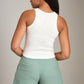 PROPAGANDA-Daisy Racerback Tank-Heather Grey