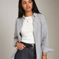 PROPAGANDA-Emilee Seersucker Relaxed Shirt-Black Stripe