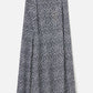 PROPAGANDA-Korane Floral High Slit Skirt-Ink