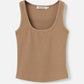 PROPAGANDA-Gerry Square Neck Tank-Almond