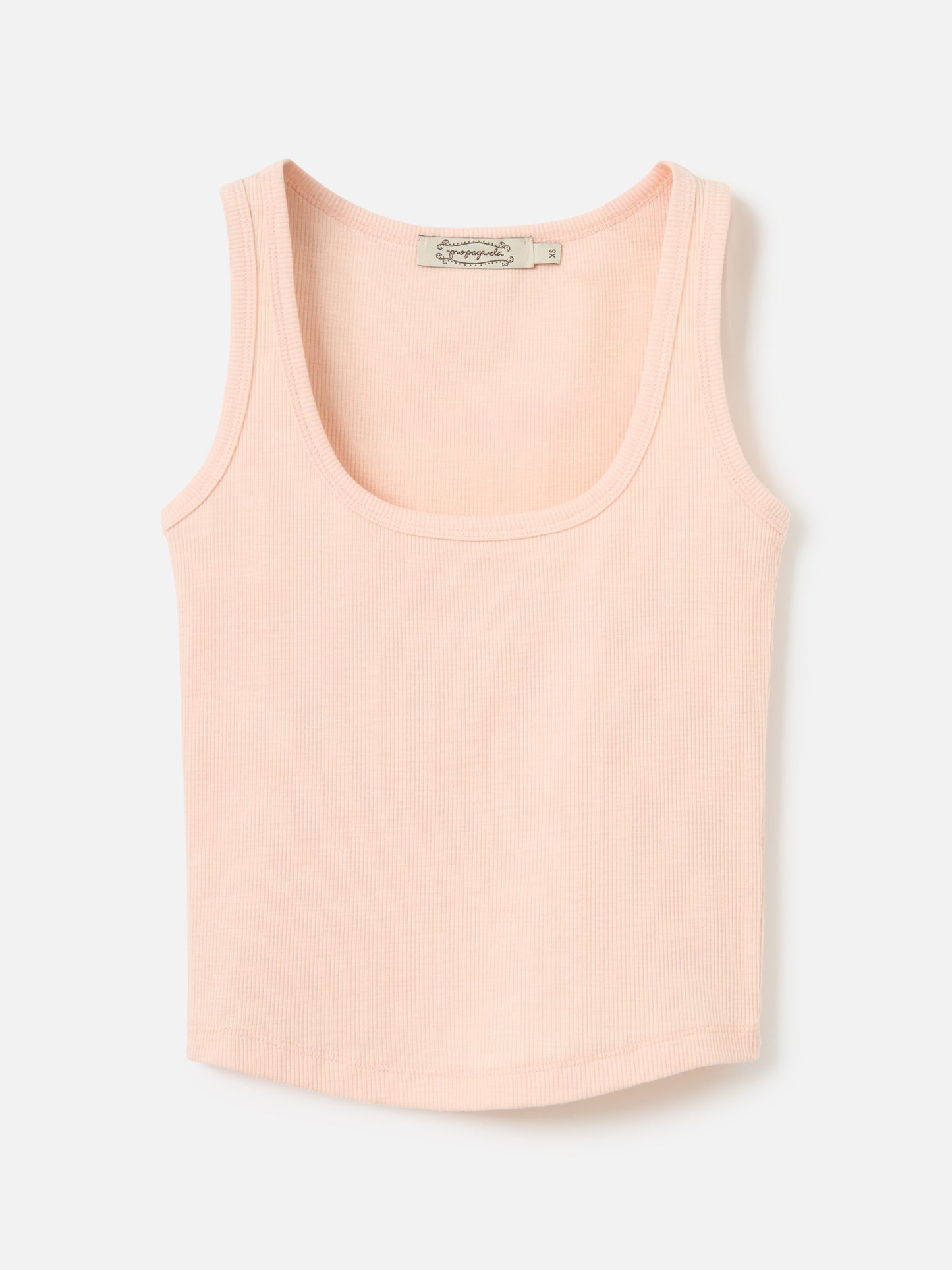 PROPAGANDA-Gerry Square Neck Tank-Ballet Pink