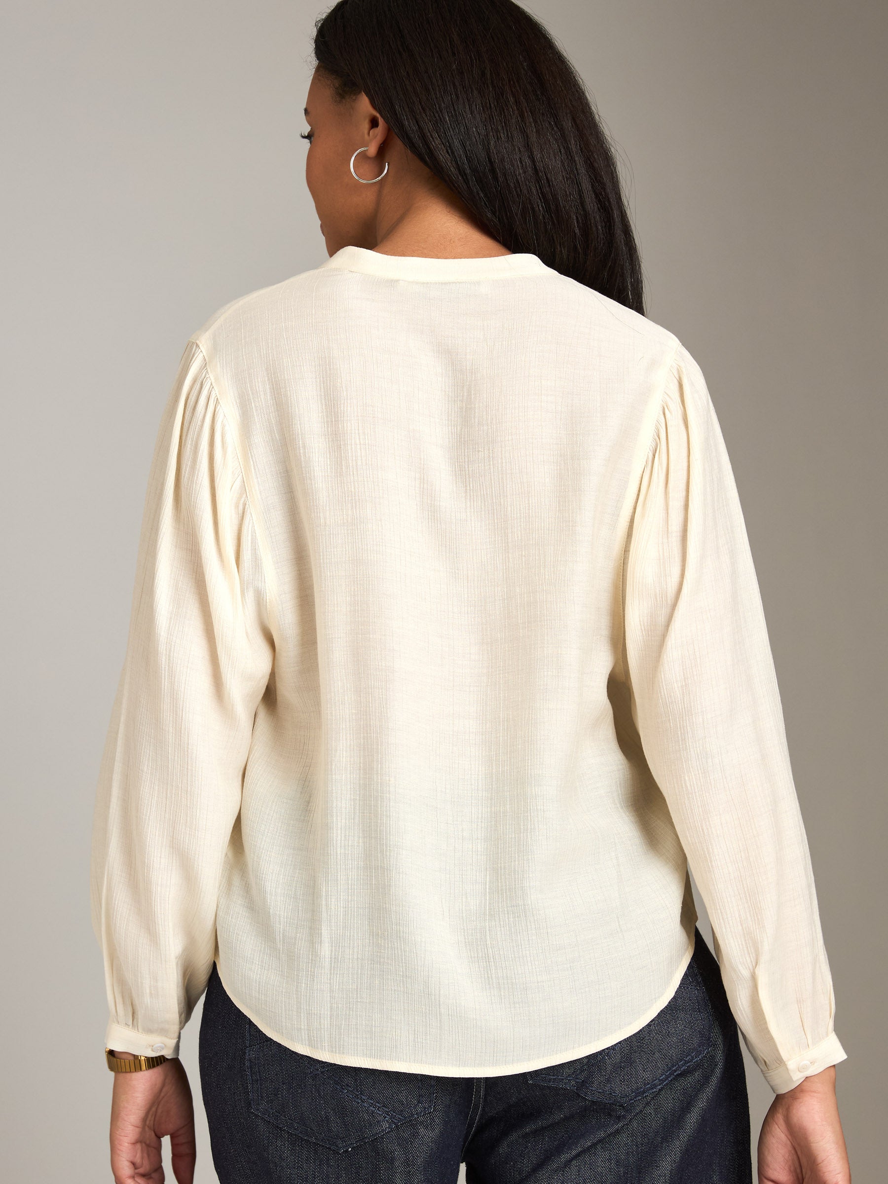 PROPAGANDA-Haidee Poet Shirt-Soft Pink