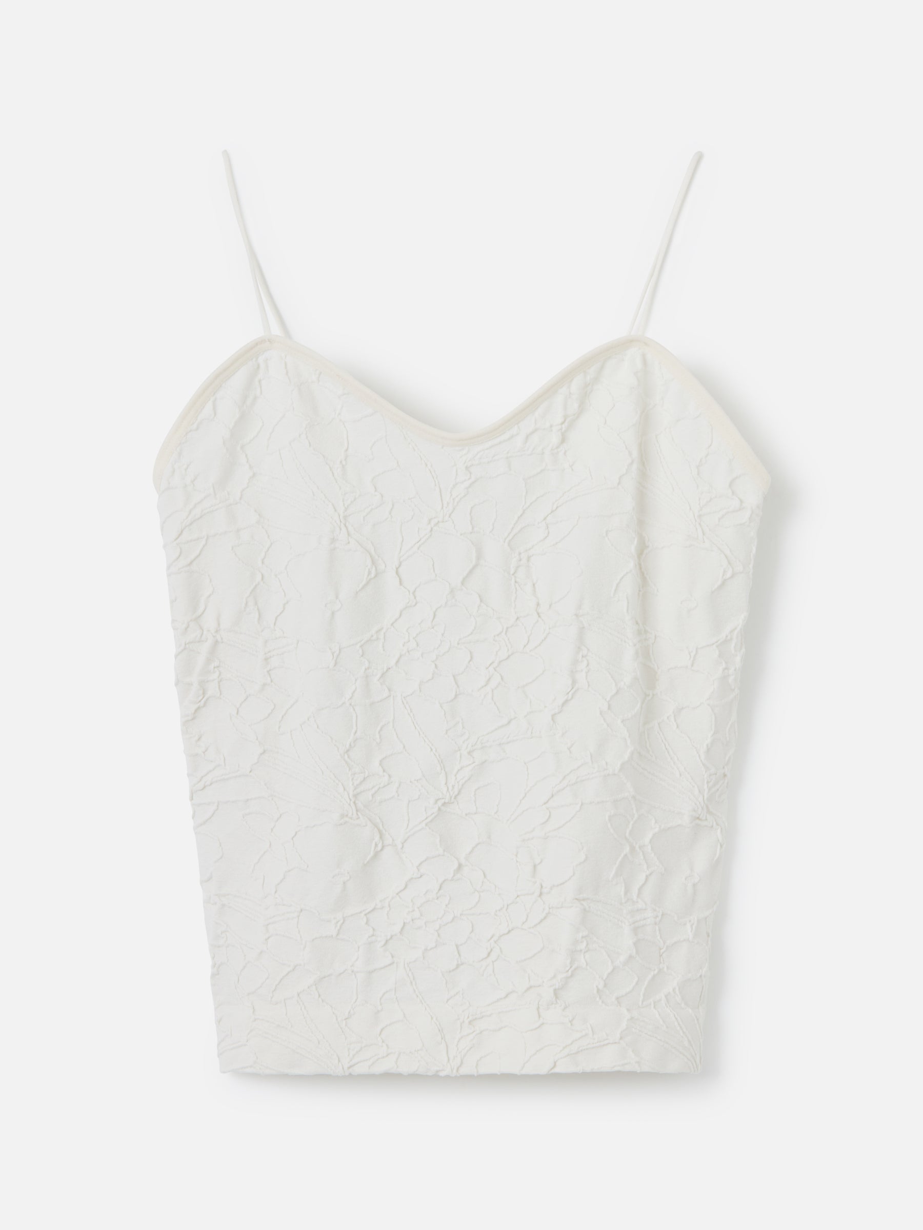 PROPAGANDA-Maggie Sweetheart Cami-Optic White