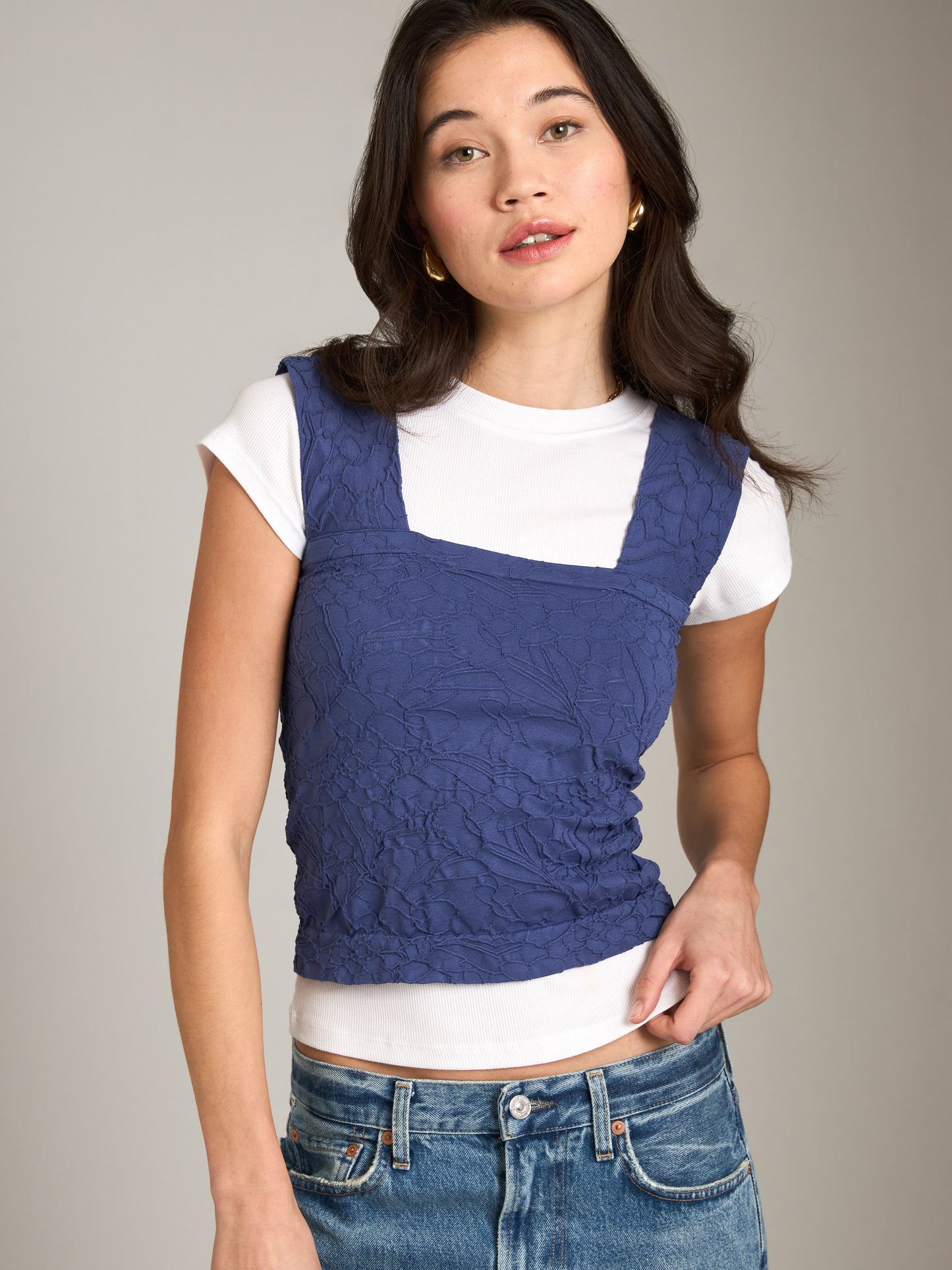 PROPAGANDA - Kaylin Square Neck Top