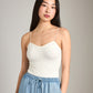 PROPAGANDA-Maggie Sweetheart Cami-Optic White