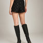 PROPAGANDA-Margi Lace Shorts-Black