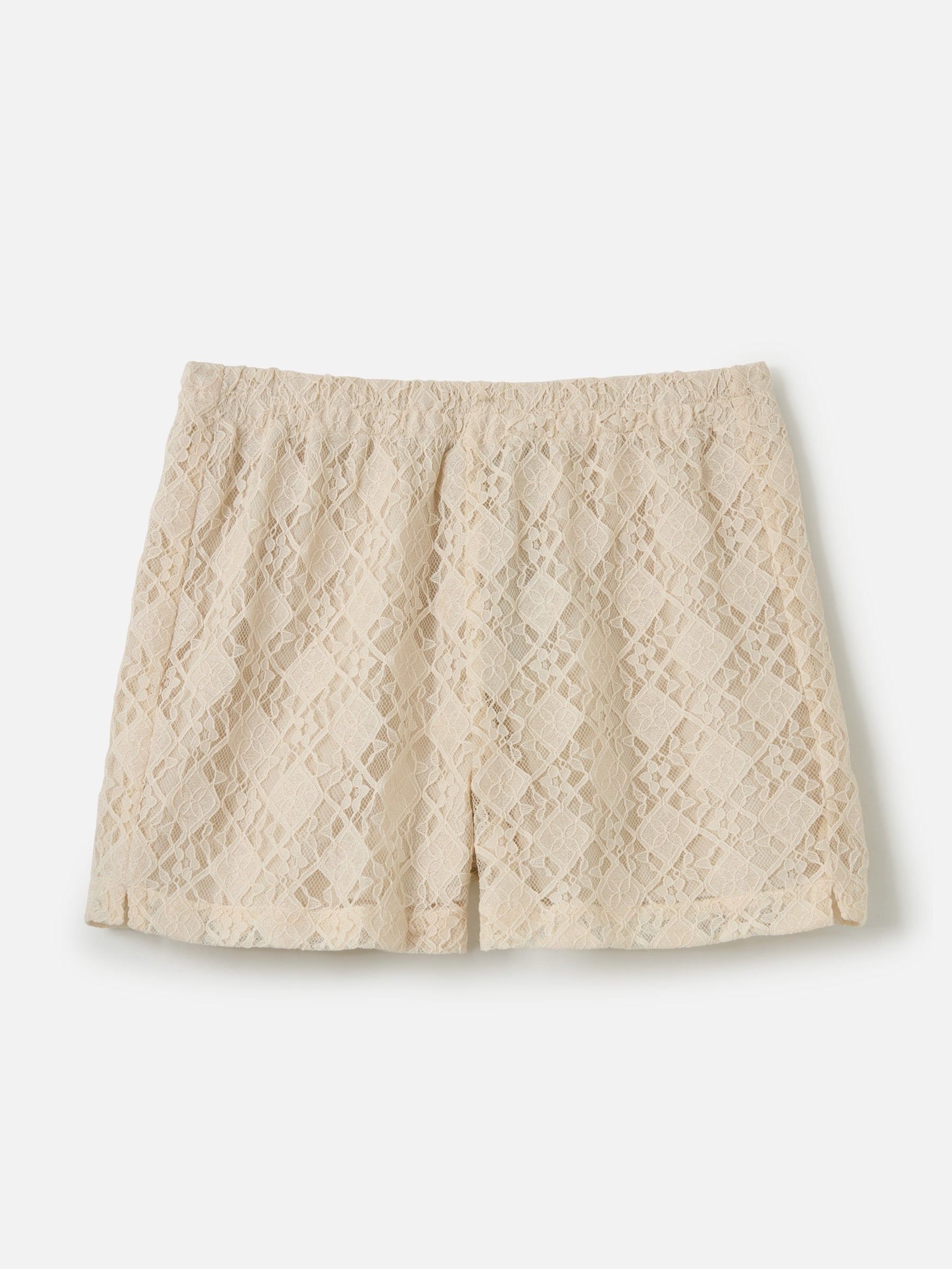 PROPAGANDA-Margi Lace Shorts-Beige