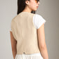 PROPAGANDA-Riley Fitted Vest-Sand