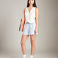 PROPAGANDA-Riley Fitted Vest-White