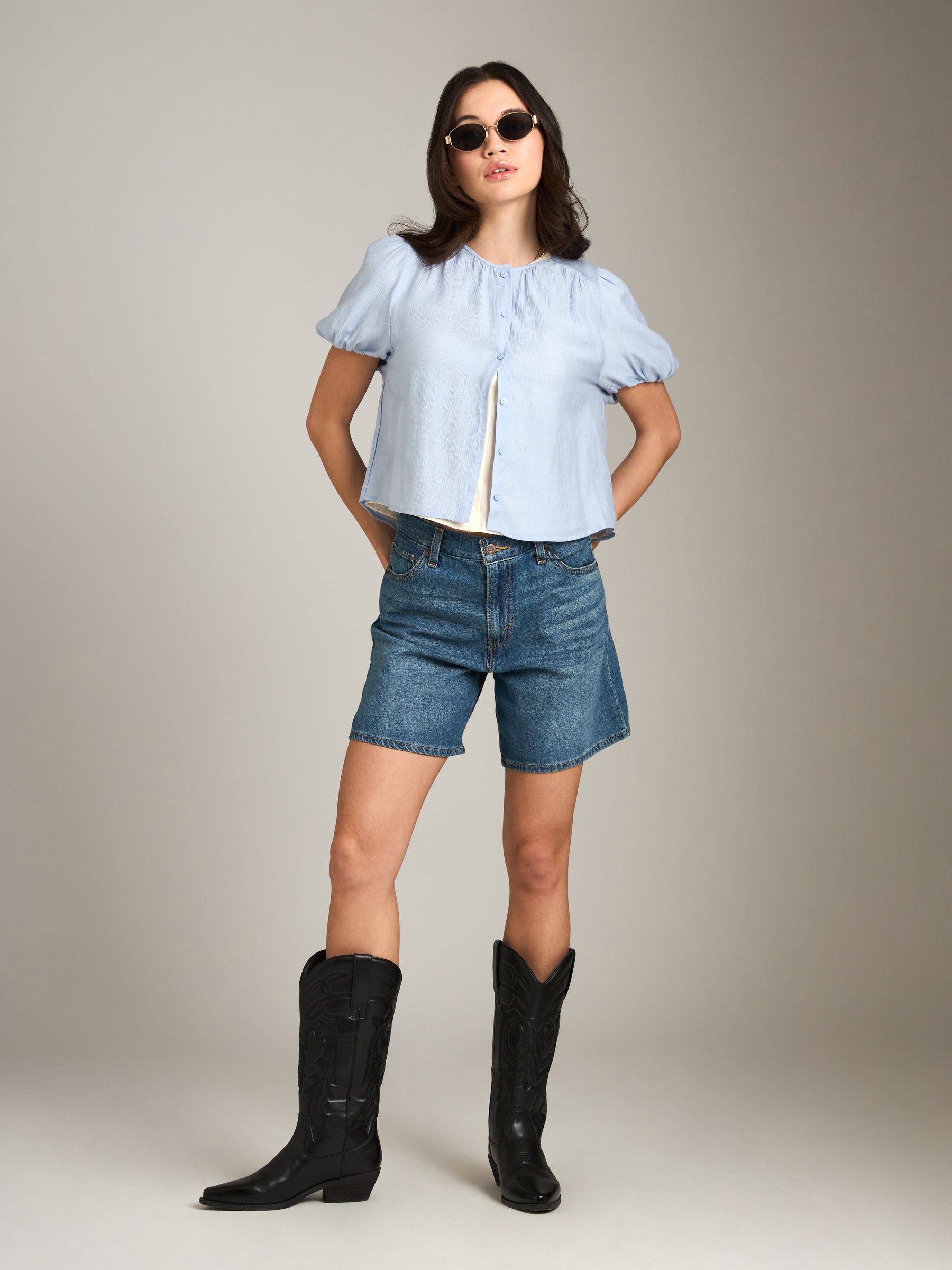 PROPAGANDA-Savita Bubble Blouse-Ivory