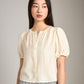 PROPAGANDA-Savita Bubble Blouse-Ivory