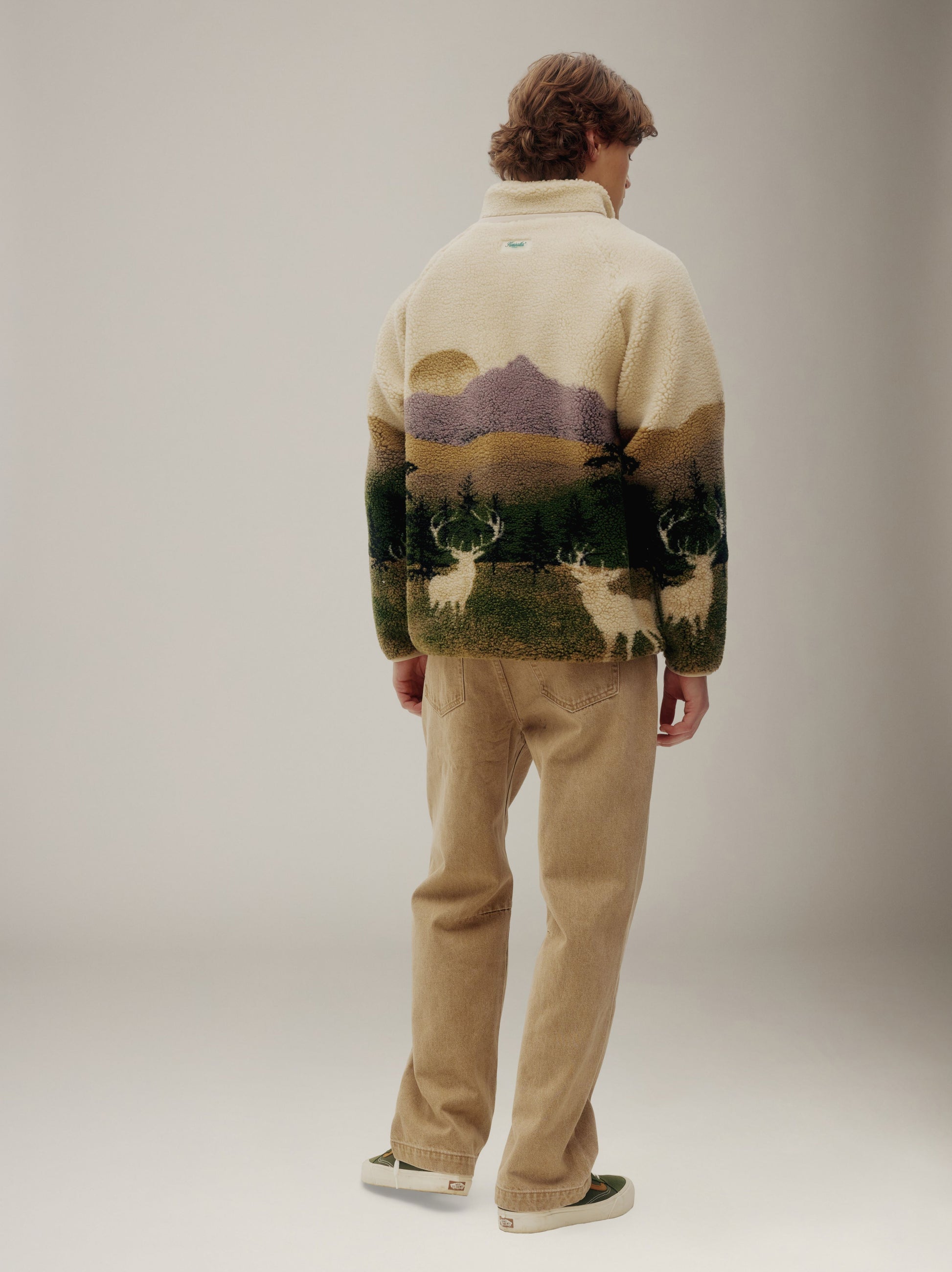 KUWALLA - Lightweight Printed Sherpa Jacket - 