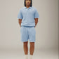 KUWALLA - Wave Knit Polo - Rain Washed