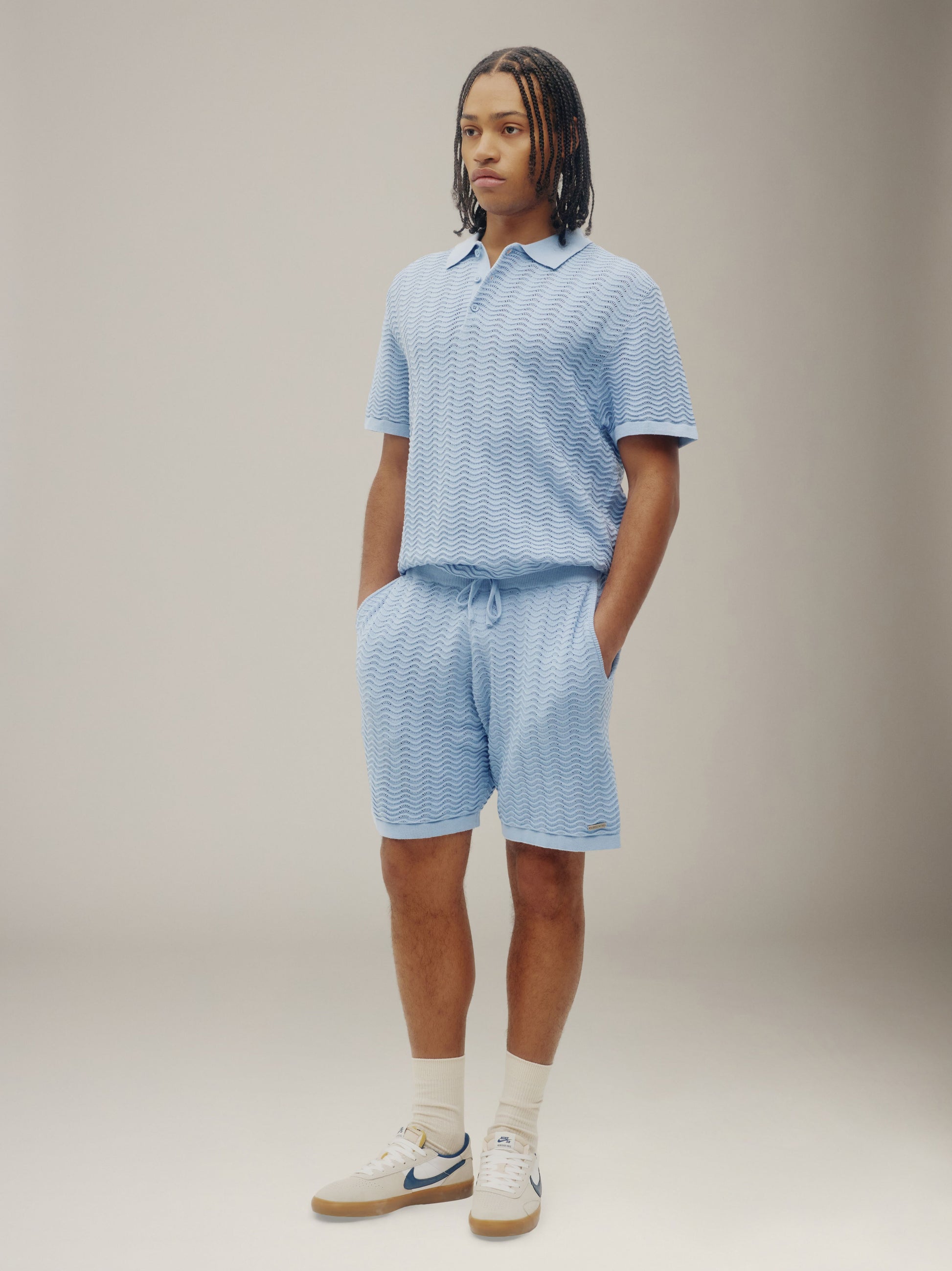 KUWALLA - Wave Knit Polo - 