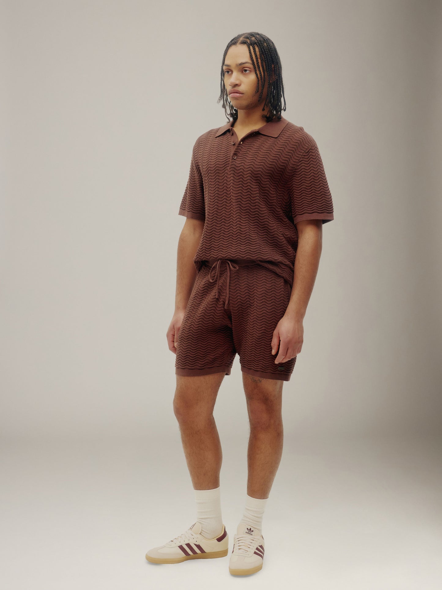 KUWALLA - Wave Knit Polo - 