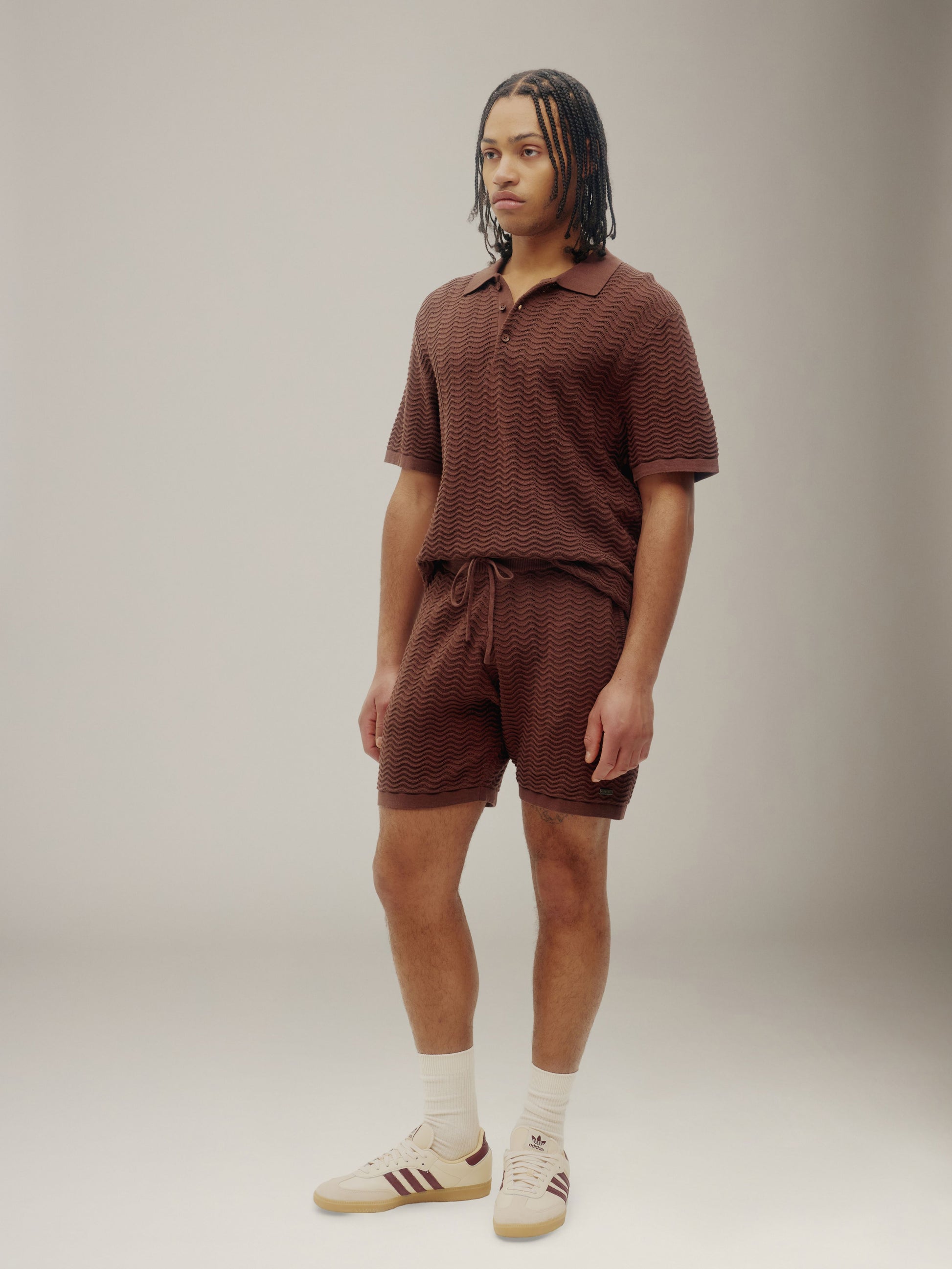 KUWALLA - Wave Knit Polo - 