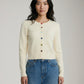 SADIE & SAGE - Mochi Heart Button Cardigan - 