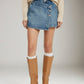 FREE PEOPLE - Wynne Denim Skirt - 