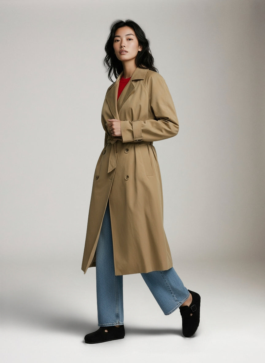 ONLY - Orchid Long Trench Coat - 