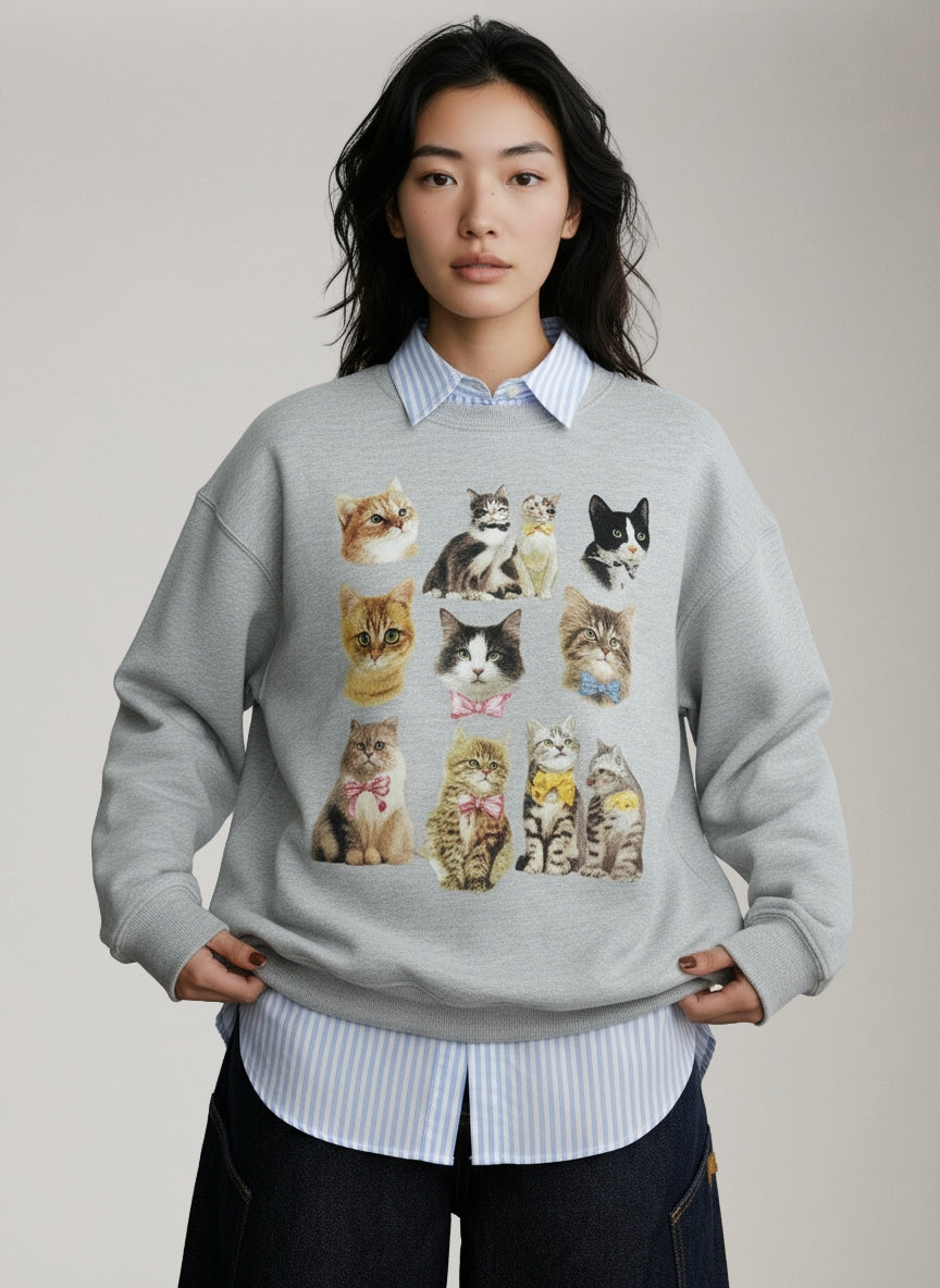 SWEET CLAIRE - Cats Sweatshirt - 