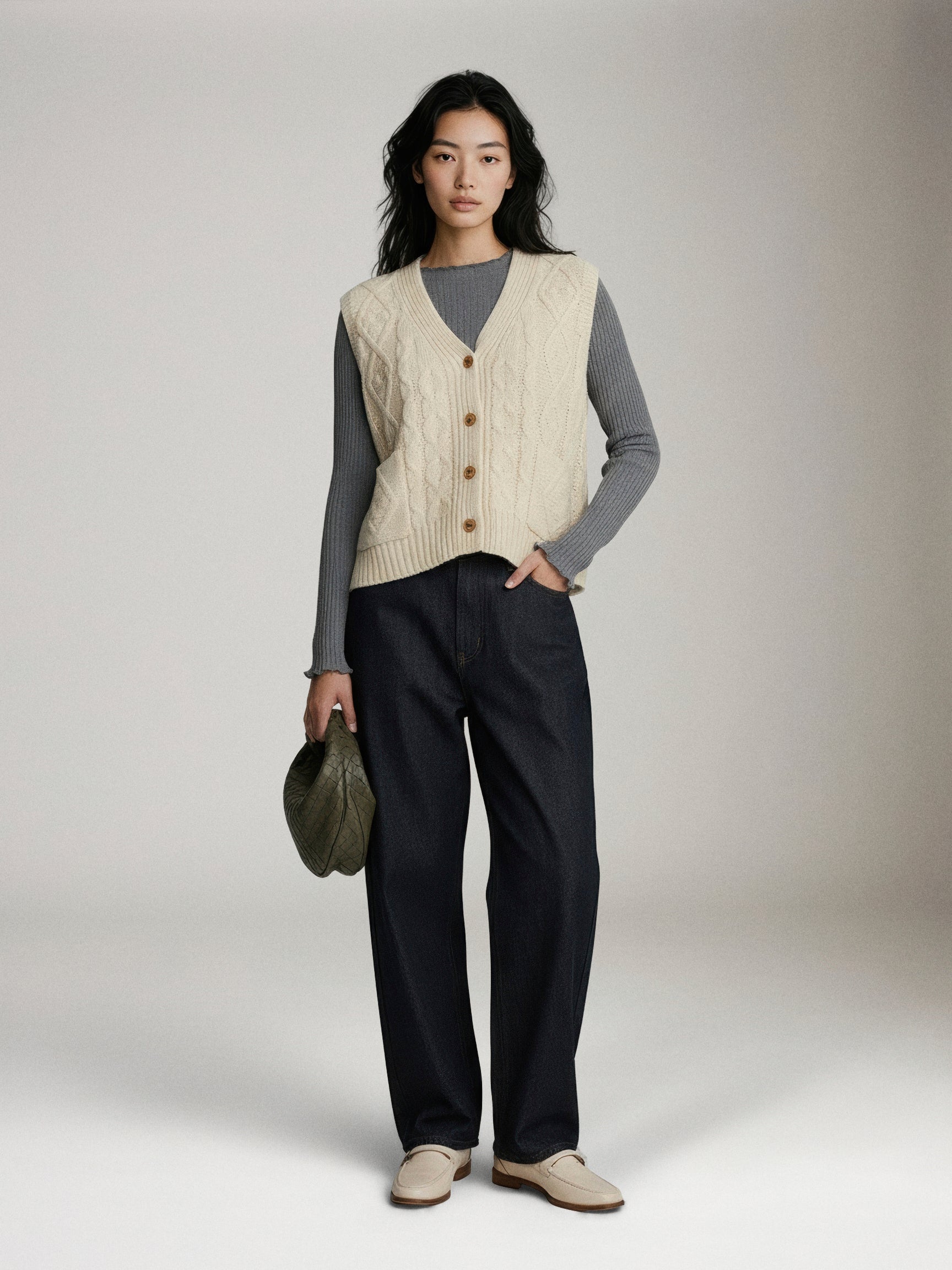 SADIE & SAGE - Swift Cardigan Vest - 