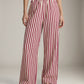 LOVEFINN - Stripe Wide Pants - 
