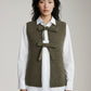 PIECES - Silly Reversible Tie Vest - 