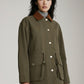 EMORY PARK - Barn Coat with Corduroy Collar - 
