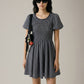 SADIE & SAGE - Frankie Smocked Mini Dress - 