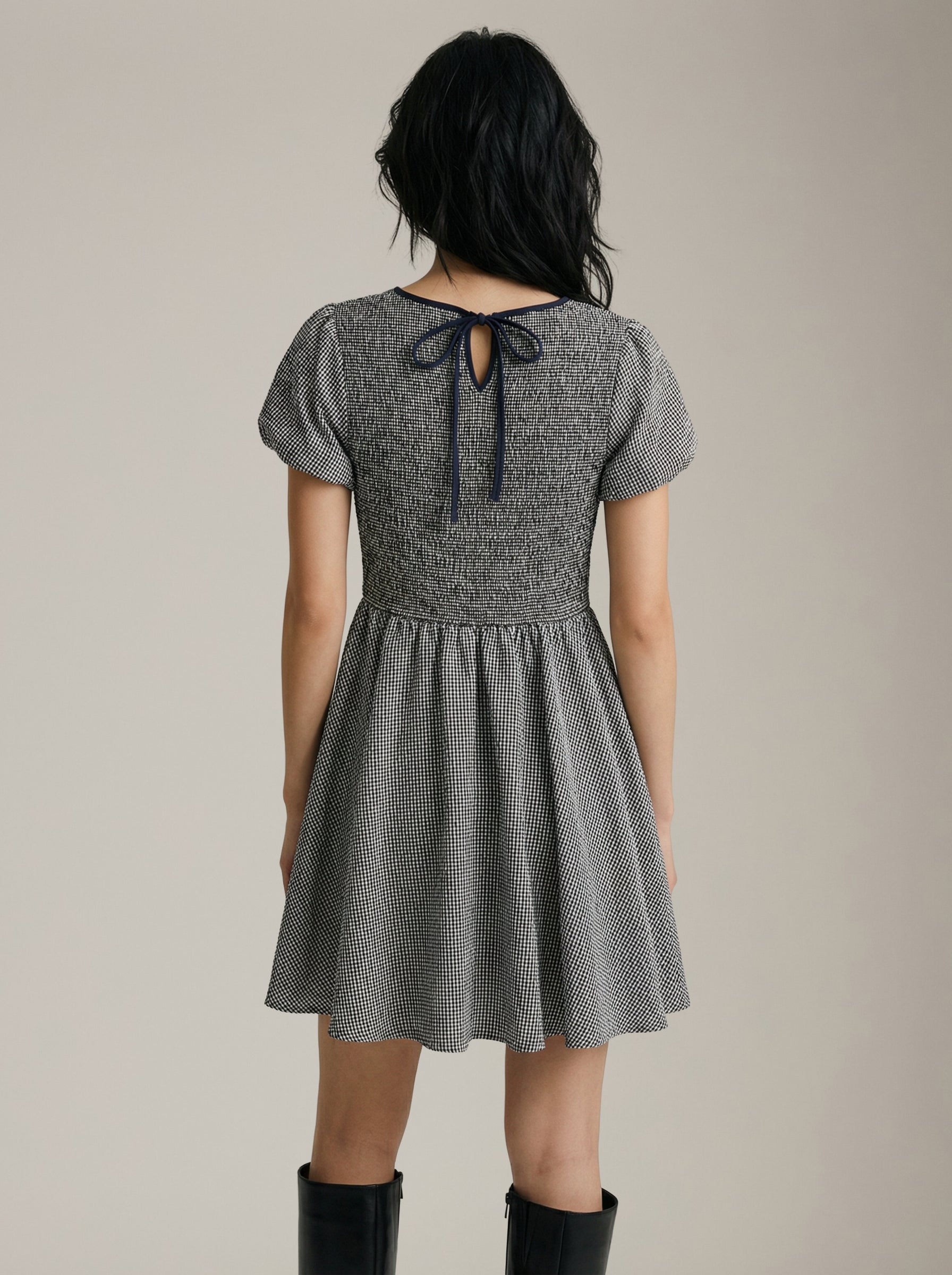 SADIE & SAGE - Frankie Smocked Mini Dress - 