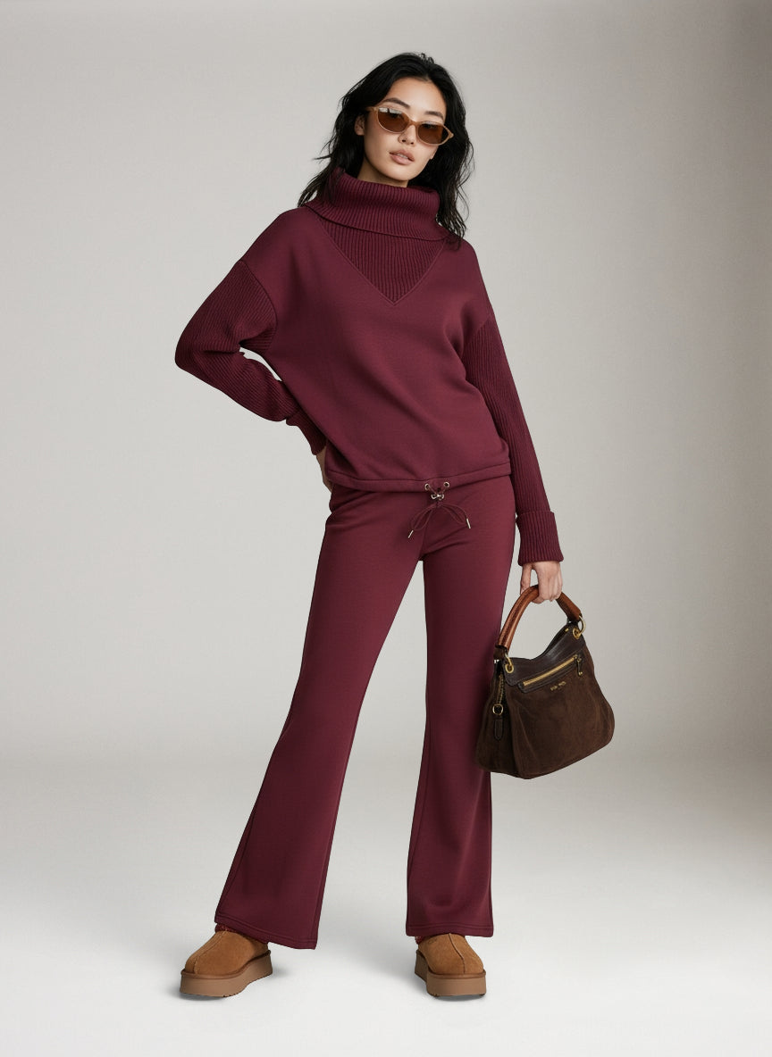 LOVEFINN - Soft Knit Top - Prune