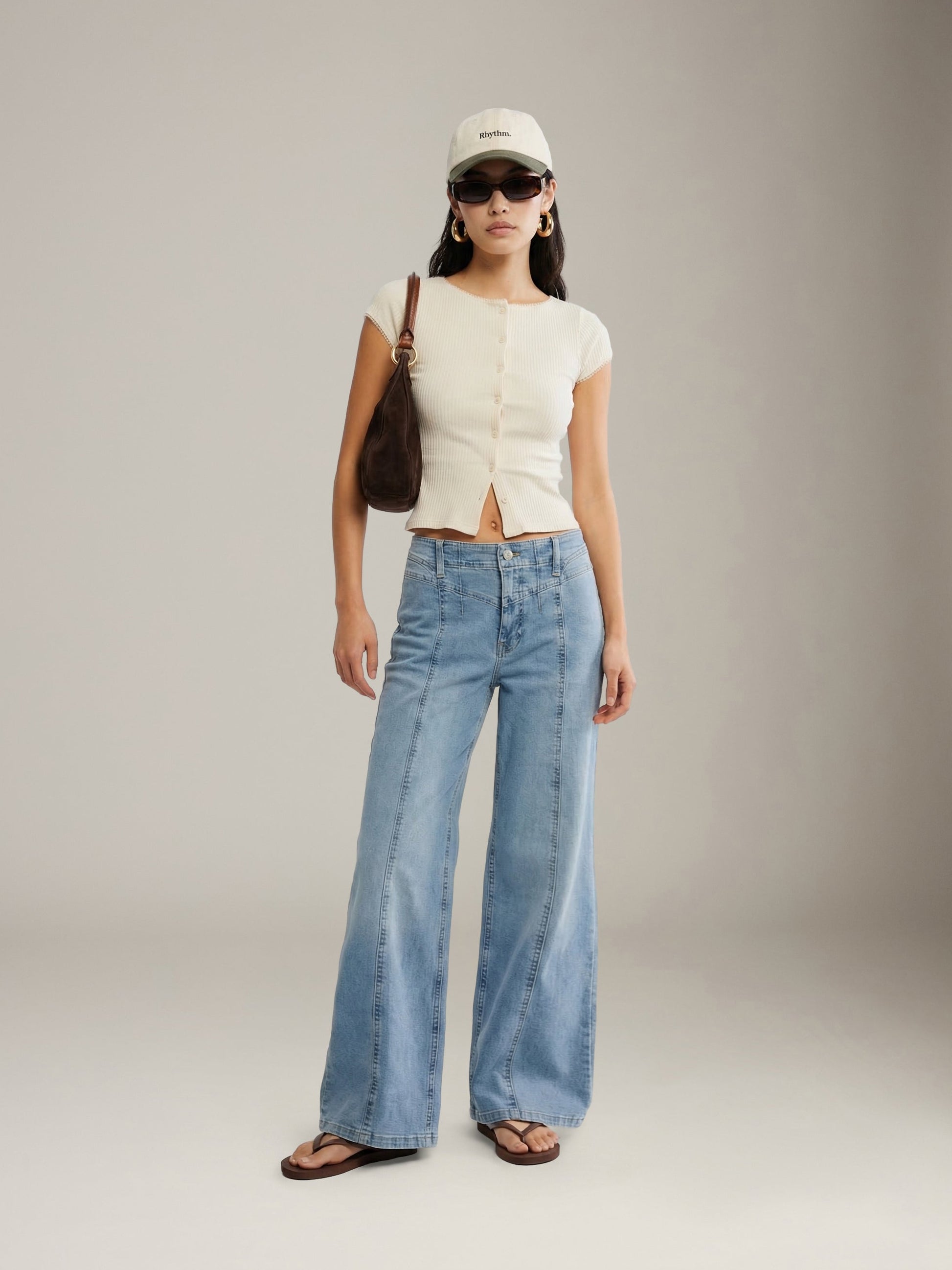 FREE PEOPLE - Libre Wide Leg Jeans - 