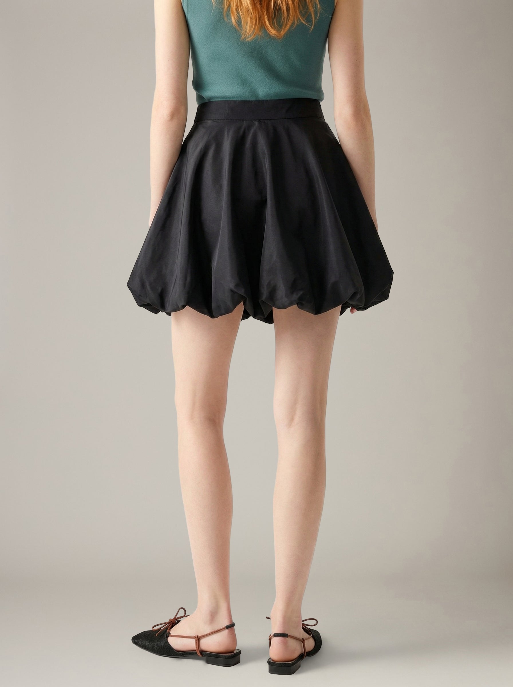 PIECES - Mauve Bubble Skirt - 
