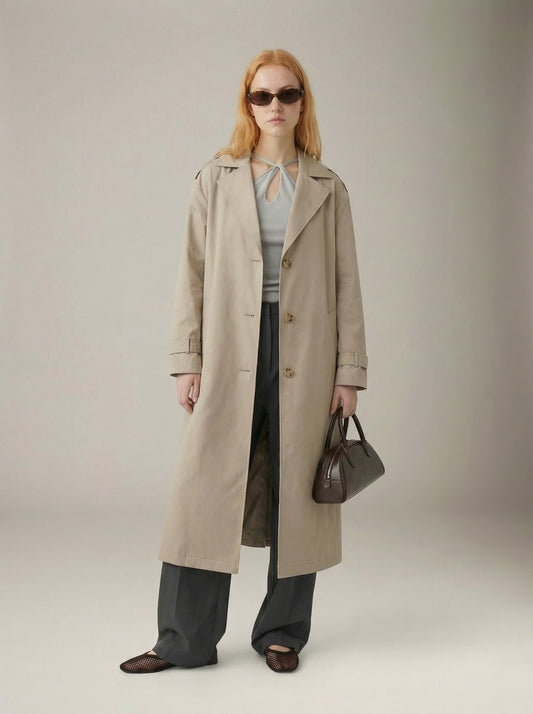 ONLY - Line Long Trenchcoat - 