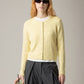 LOVEFINN - Cable Crewneck Cardigan - 