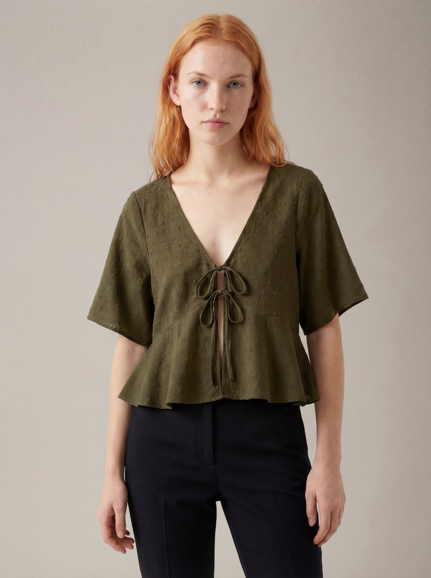 PROPAGANDA - Margo Double Tie Blouse - 