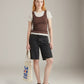 MONK & LOU - Lisbon Tank Top - Fudge Brownie