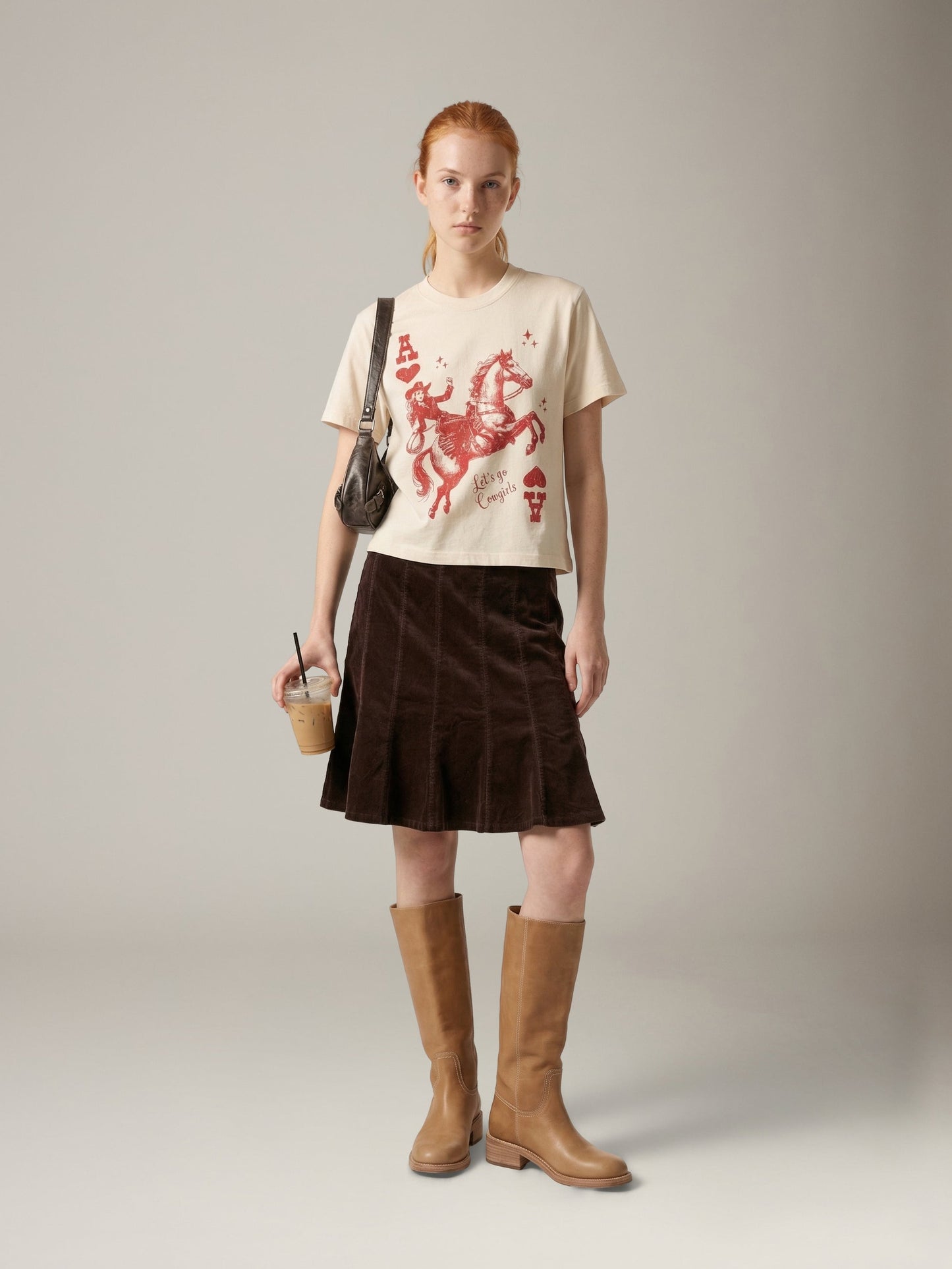 SWEET CLAIRE - Let's Go Cowgirls T-Shirt - 