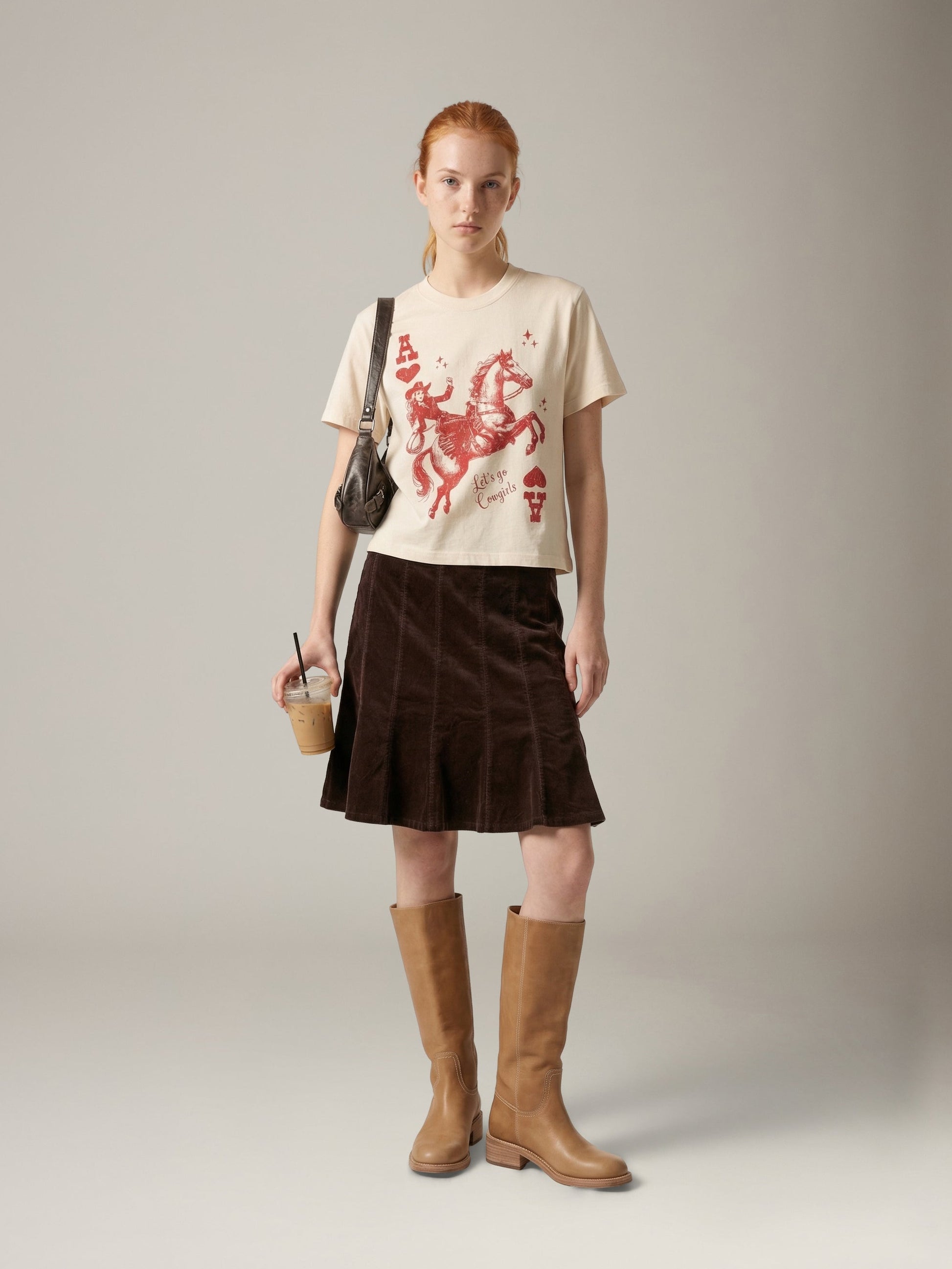 SWEET CLAIRE - Let's Go Cowgirls T-Shirt - 