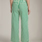 LOVEFINN - Stripe Wide Pants - 