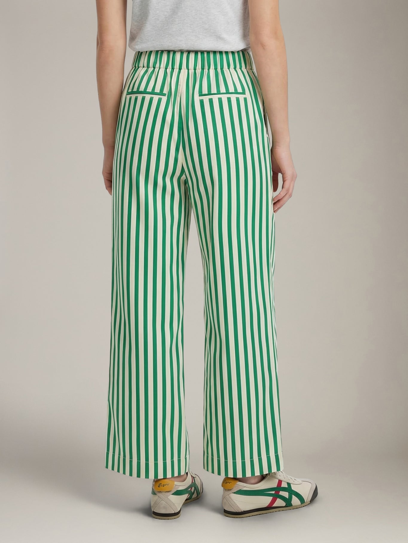 LOVEFINN - Stripe Wide Pants - 