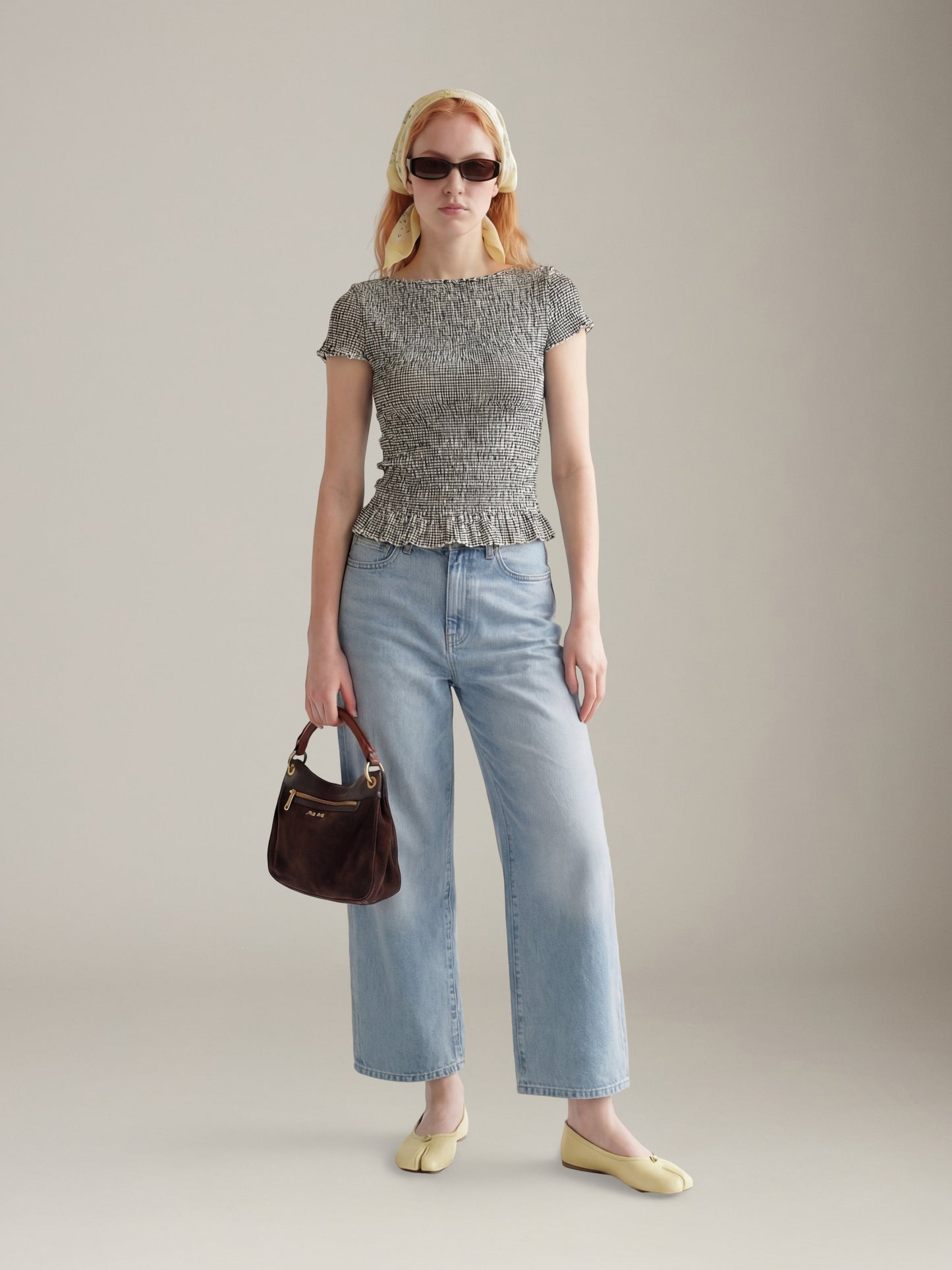 WARP & WEFT - ICN Crop Wide Leg Jeans - 