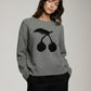 LYLA + LUXE - Lou Cherry Crewneck Sweater - 