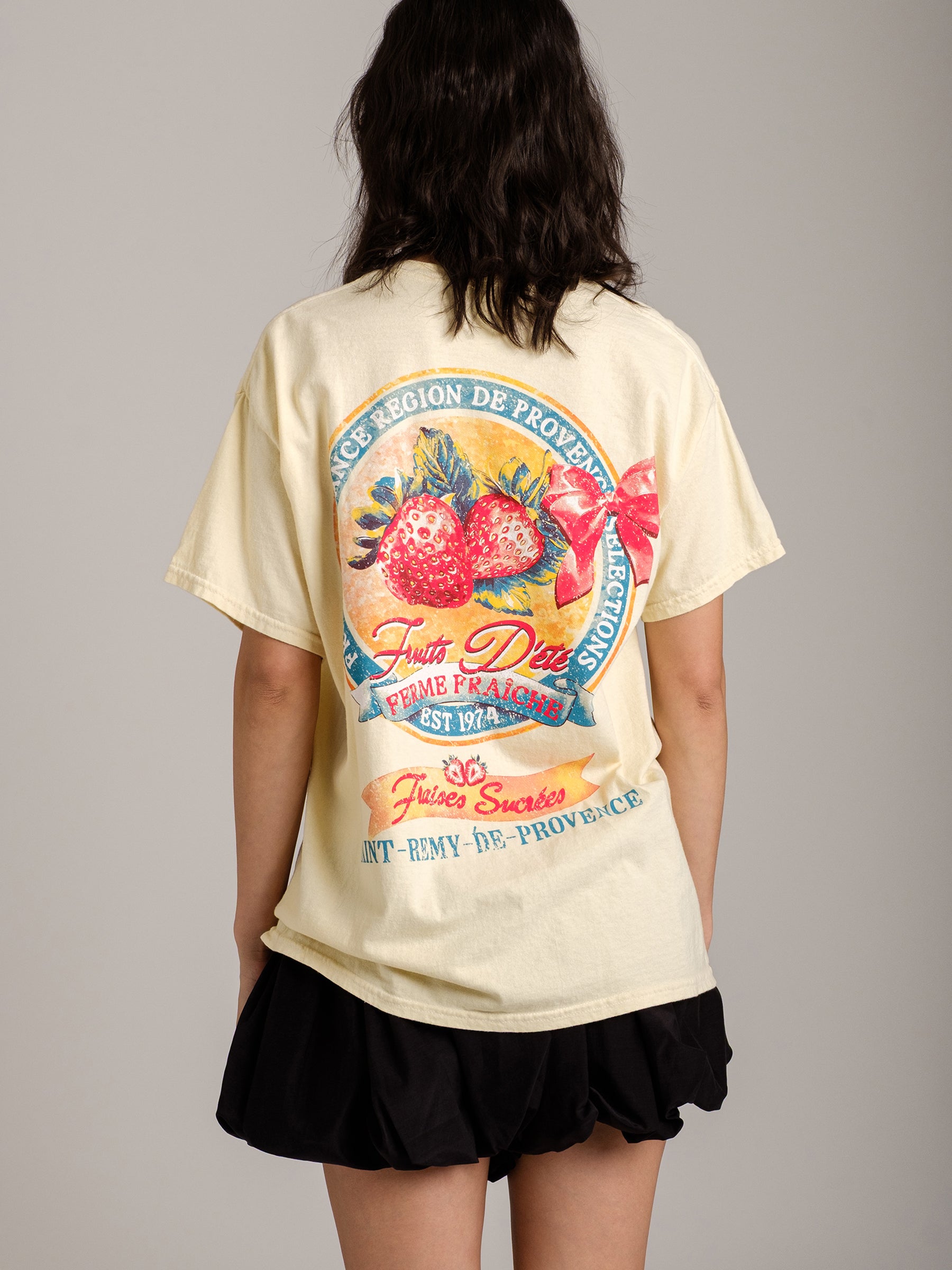 SWEET CLAIRE - Fraise Sucree Oversized Tee - 
