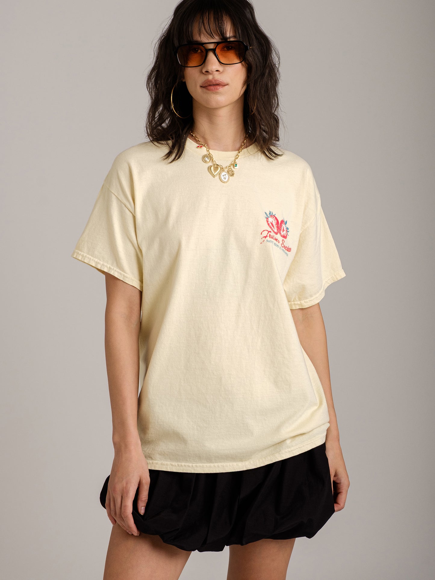 SWEET CLAIRE - Fraise Sucree Oversized Tee - 